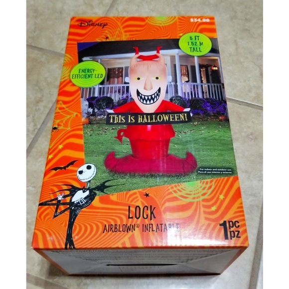 Disney Holiday Disneys Nightmare Before Christmas Lock 5ft